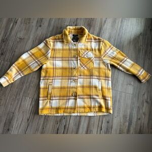 A.C.G Yellow Plaid Shacket
